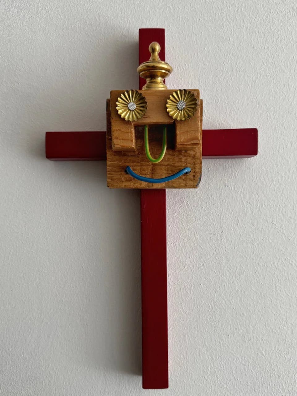 Gesicht am Kreuz